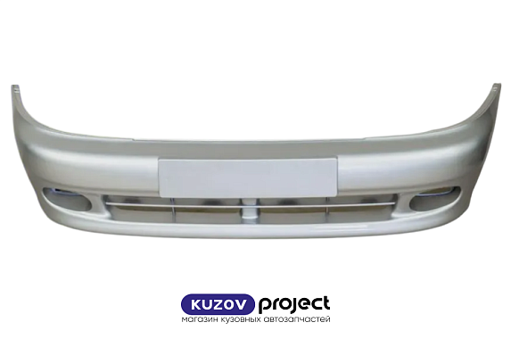 Бампер передний Chevrolet Lanos 2005- Россия Silver (Серебристый металлик)