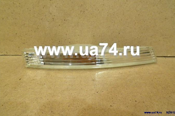 Поворот в бампер белый Volkswagen Passat B6 06-10 RH Правый (12-A035-A1-2B / TYC)