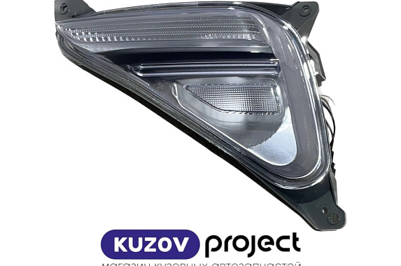 Поворот в задний бампер Kia Cerato 19- Правый (Китай)